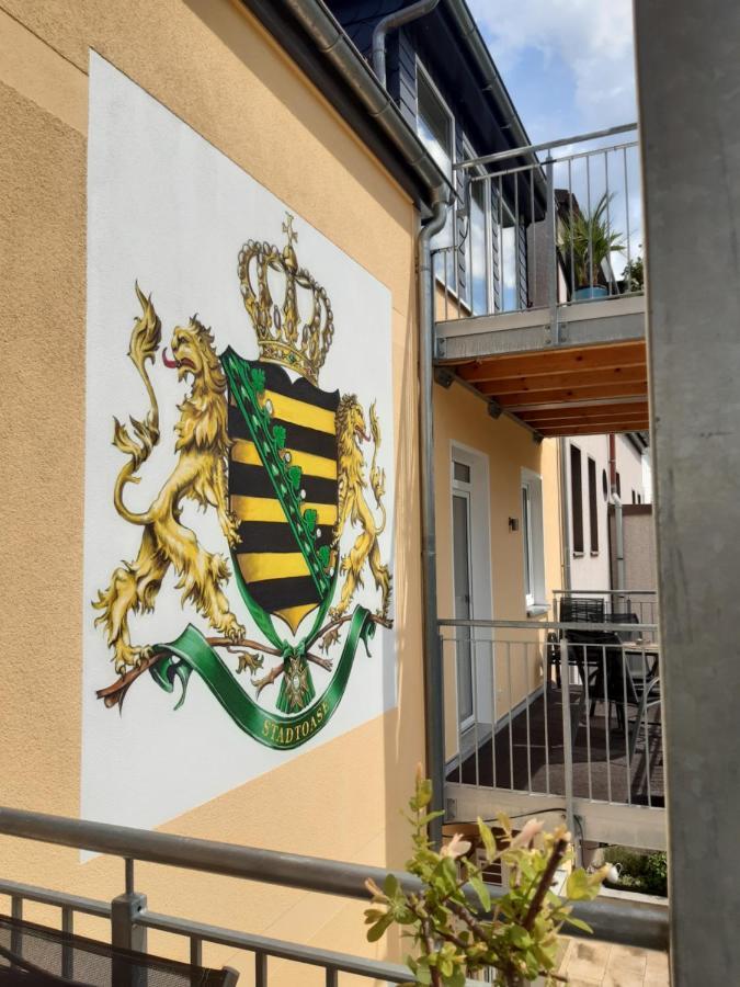 Stadtoase Geraeumige Gaestewohnungen Mit Balkon, Komfort, Modernitaet Und Ruhe, Fuer Monteure Geeignet, Free Wifi Frankenberg Ngoại thất bức ảnh